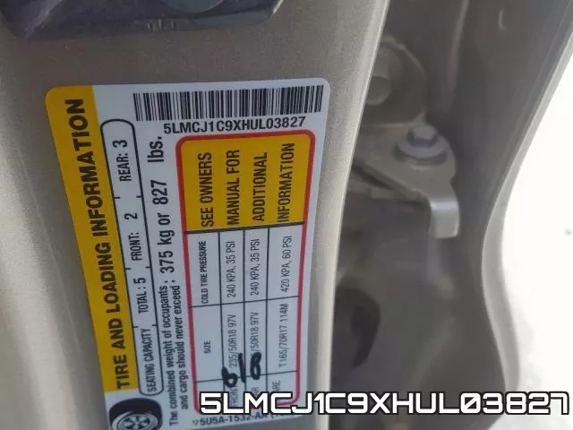 5LMCJ1C9XHUL03827 фото 2