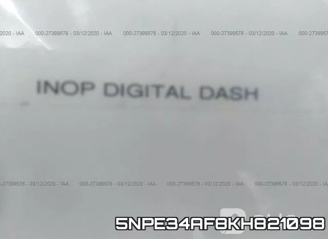 5NPE34AF8KH821098 фото 8