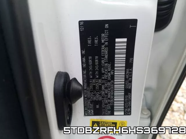 5TDBZRFH6HS369728 фото 2