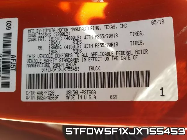 5TFDW5F1XJX755453 фото 2