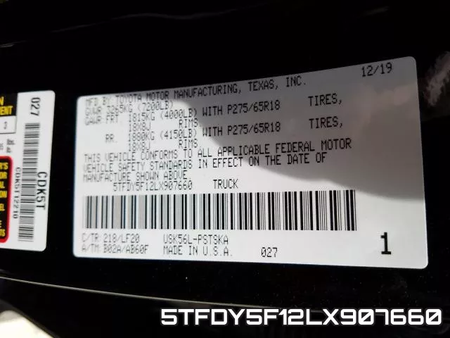 5TFDY5F12LX907660 фото 2