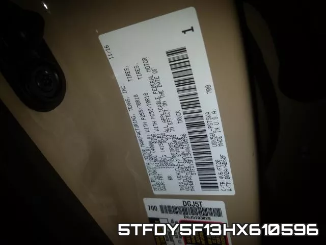 5TFDY5F13HX610596 фото 2