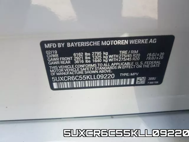 5UXCR6C55KLL09220 фото 2