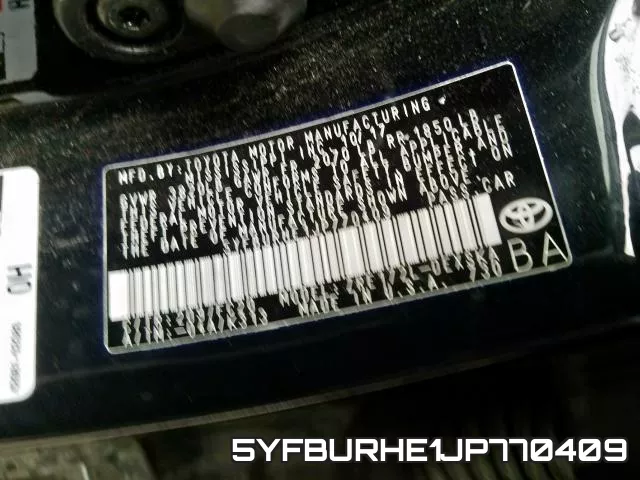 5YFBURHE1JP770409 фото 2