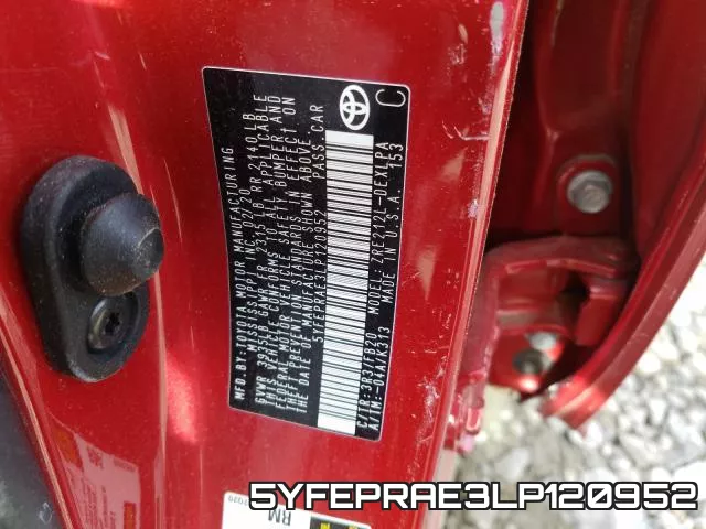 5YFEPRAE3LP120952 фото 2