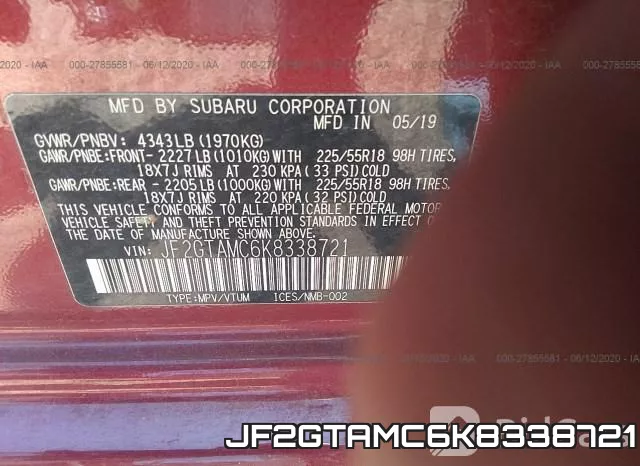 JF2GTAMC6K8338721 фото 10