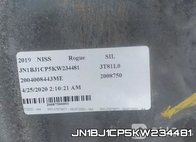 JN1BJ1CP5KW234481 фото 10