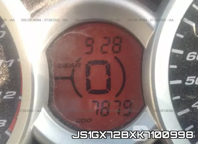 JS1GX72BXK7100998 фото 8