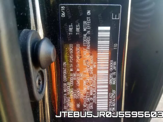 JTEBU5JR0J5595603 фото 2