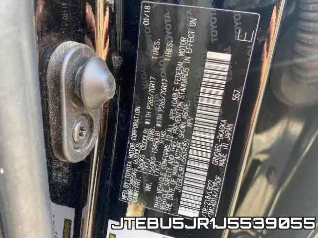 JTEBU5JR1J5539055 фото 2
