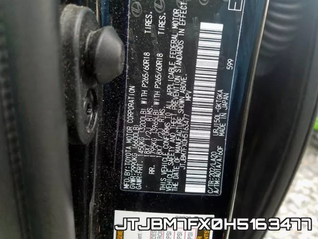 JTJBM7FX0H5163477 фото 2