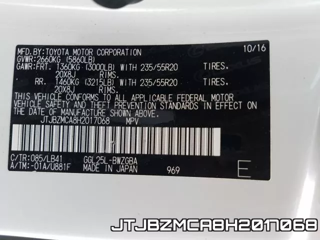 JTJBZMCA8H2017068 фото 2