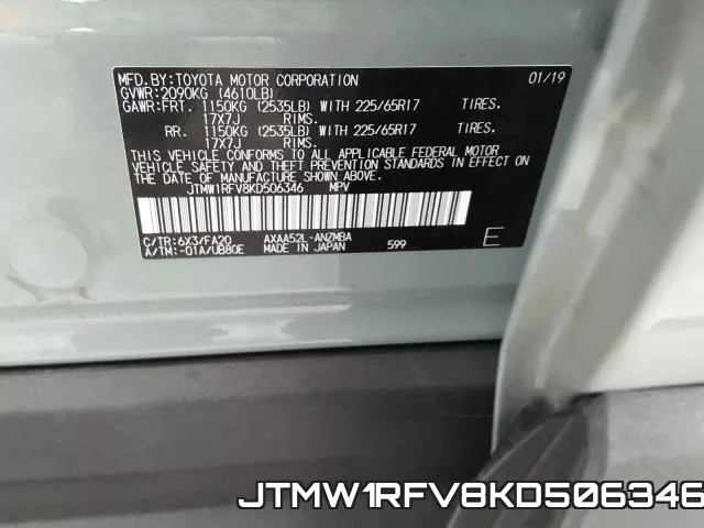 JTMW1RFV8KD506346 фото 2