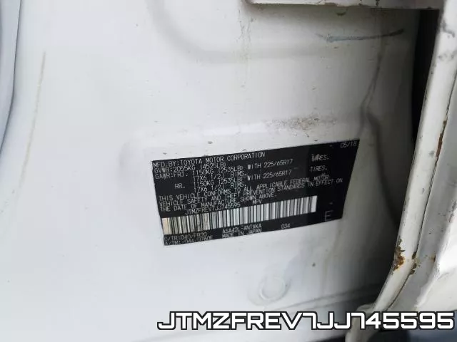 JTMZFREV7JJ745595 фото 2