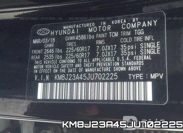 KM8J23A45JU702225 фото 10