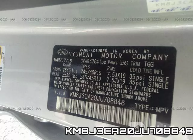KM8J3CA20JU708848 фото 10