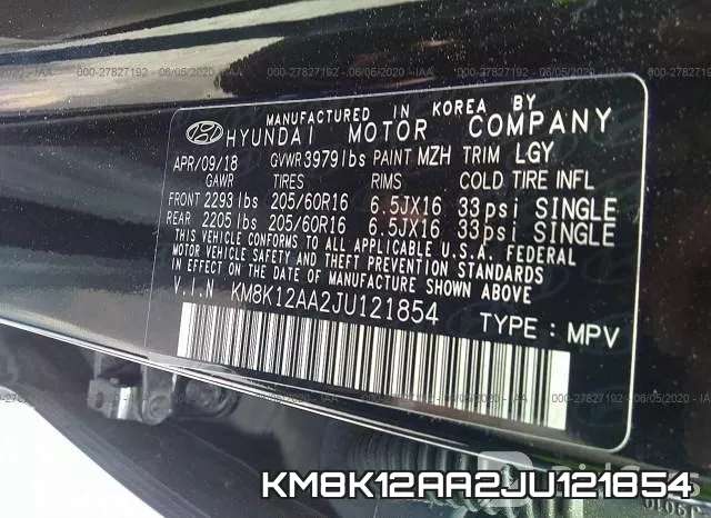 KM8K12AA2JU121854 фото 10