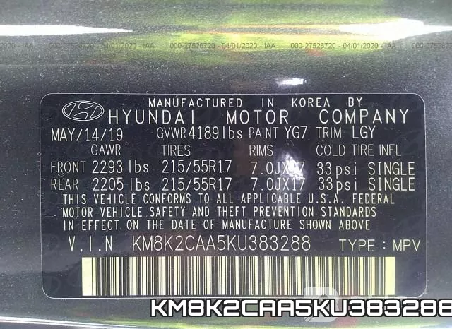 KM8K2CAA5KU383288 фото 10