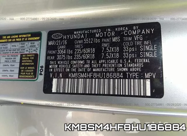 KM8SM4HF8HU186884 фото 10