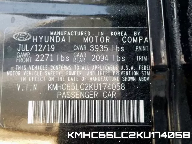 KMHC65LC2KU174058 фото 2