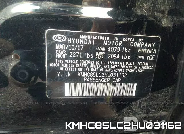 KMHC85LC2HU031162 фото 10