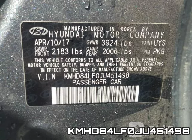 KMHD84LF0JU451498 фото 10