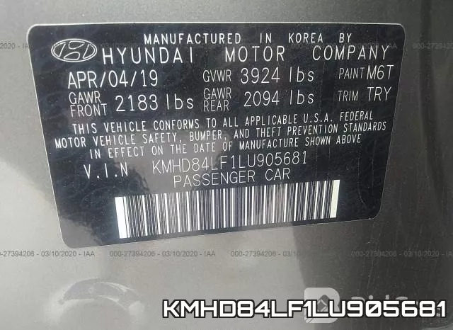 KMHD84LF1LU905681 фото 10