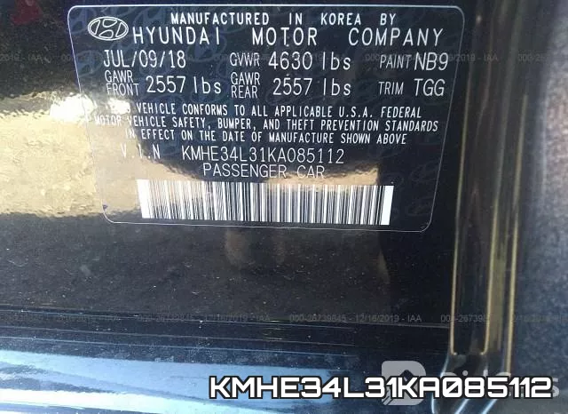 KMHE34L31KA085112 фото 10