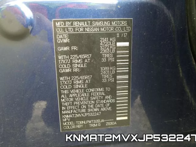 KNMAT2MVXJP532247 фото 2