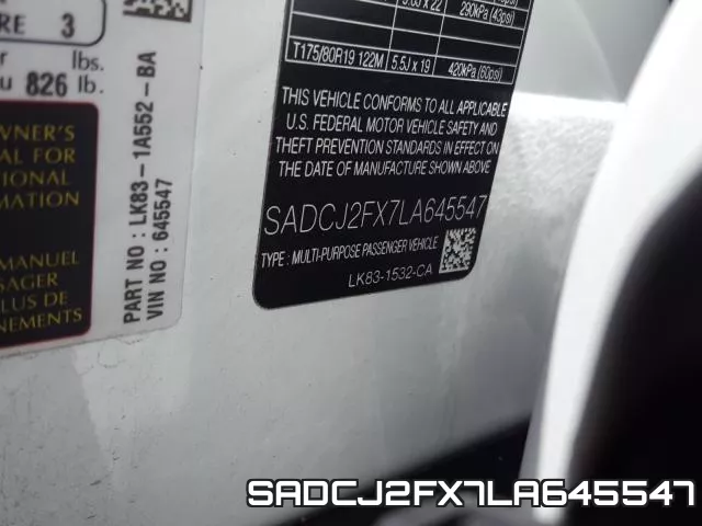 SADCJ2FX7LA645547 фото 2