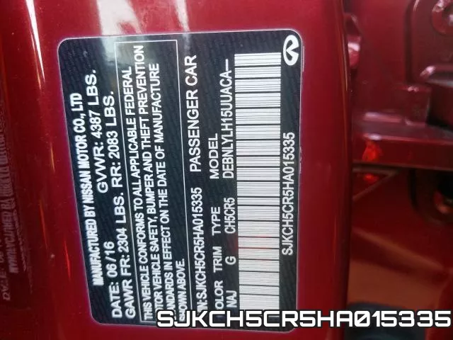 SJKCH5CR5HA015335 фото 2