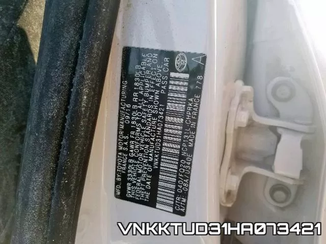 VNKKTUD31HA073421 фото 2