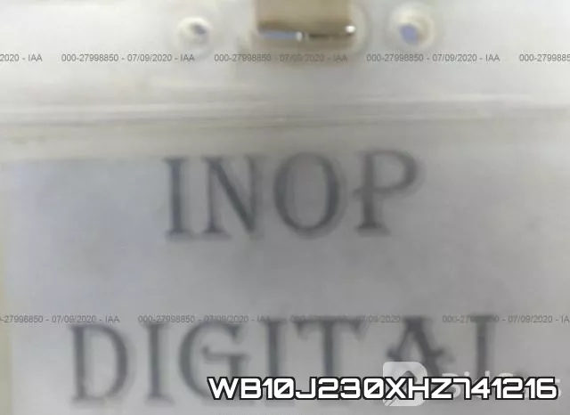 WB10J230XHZ741216 фото 8