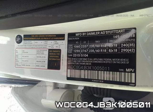WDC0G4JB3K1005011 фото 10