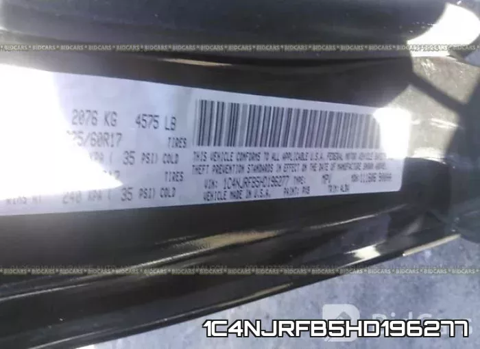 1C4NJRFB5HD196277 фото 10