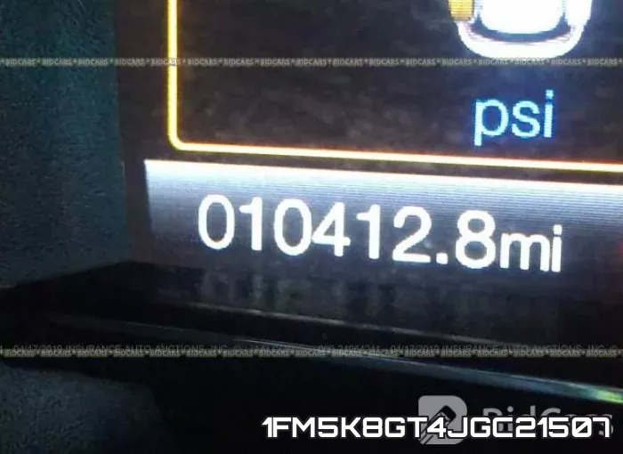 1FM5K8GT4JGC21507 фото 8