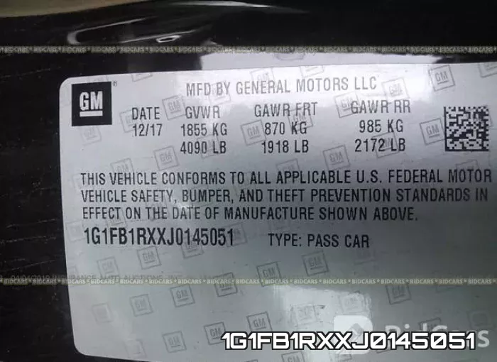 1G1FB1RXXJ0145051 фото 10