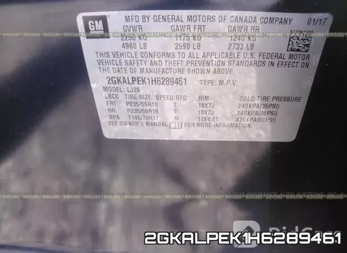 2GKALPEK1H6289461 фото 10