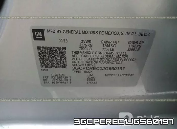 3GCPCREC1JG560197 фото 10