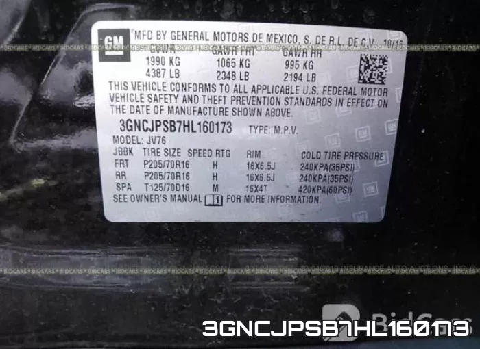 3GNCJPSB7HL160173 фото 10
