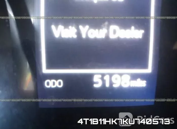 4T1B11HK7KU740573 фото 8