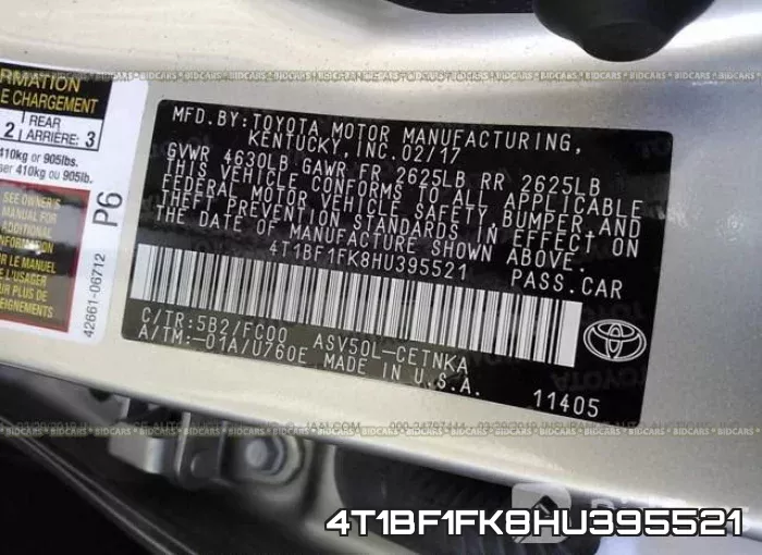 4T1BF1FK8HU395521 фото 10