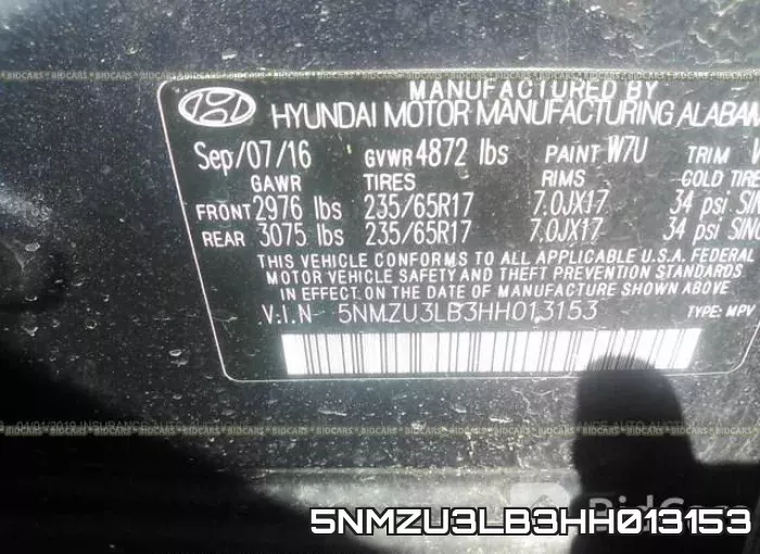 5NMZU3LB3HH013153 фото 10