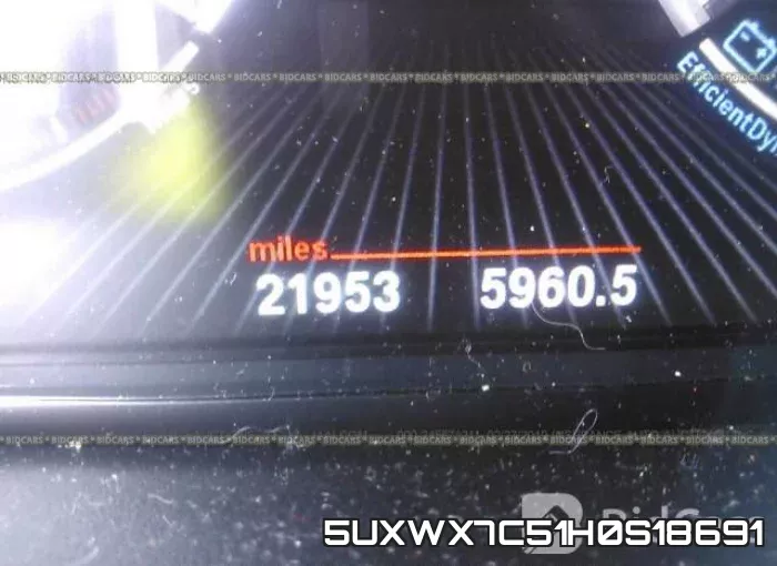 5UXWX7C51H0S18691 фото 8
