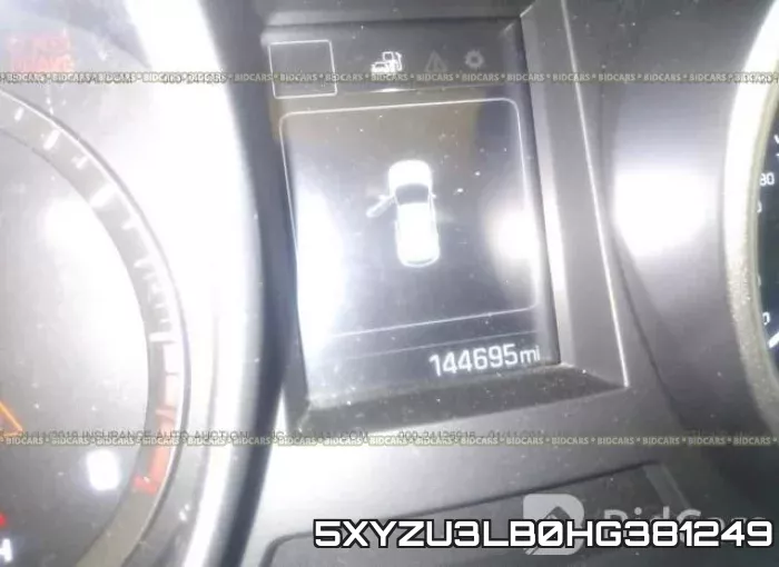 5XYZU3LB0HG381249 фото 8