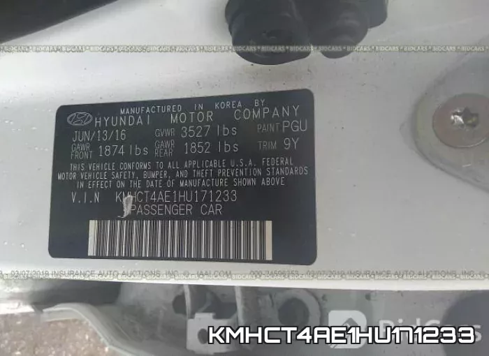 KMHCT4AE1HU171233 фото 10