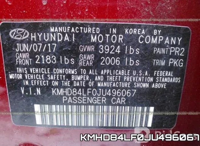 KMHD84LF0JU496067 фото 10