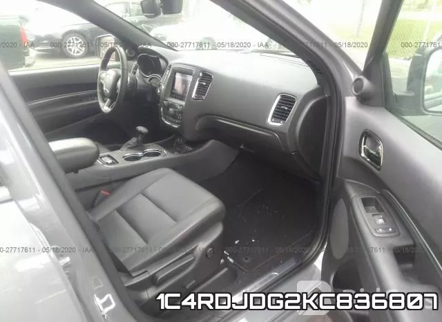 1C4RDJDG2KC836807 фото 6