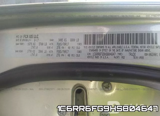 1C6RR6FG9HS804647 фото 10