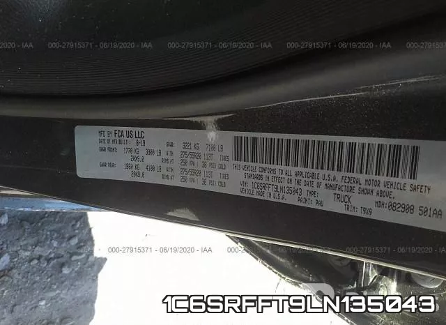 1C6SRFFT9LN135043 фото 10